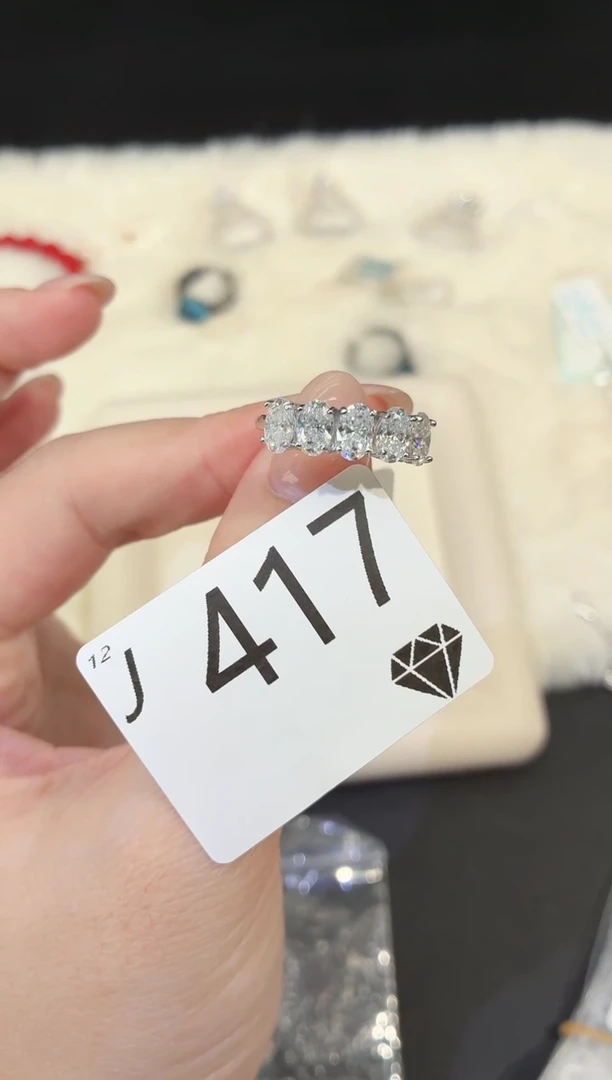 合成碳硅石925银多样性发一J417