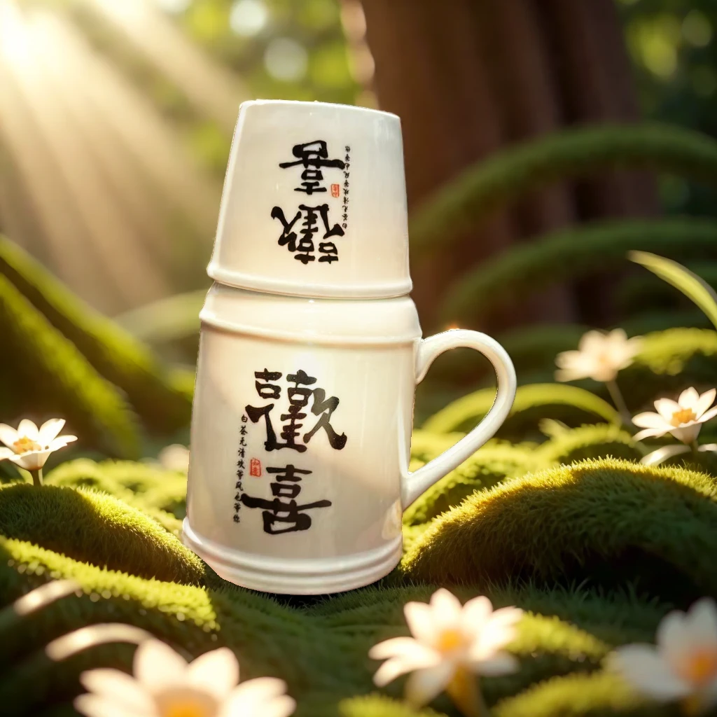 瓷韵优品 草木灰欢喜焖茶壶小暖壶功夫茶具陶瓷泡茶壶-4974