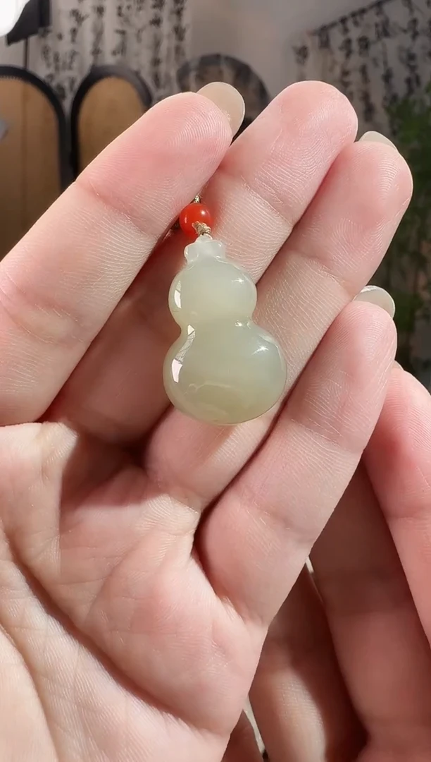 颈饰未镶嵌和田玉葫芦 xp