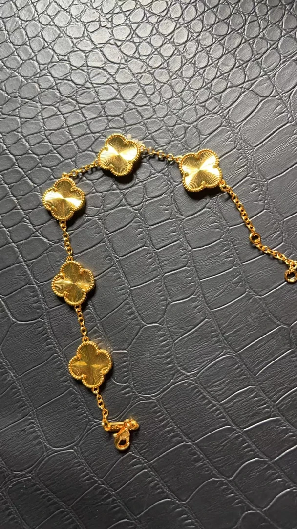 手链 D46【私人定制】时尚四叶草手链