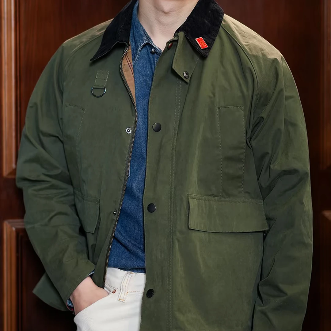 英国Engbarbour Solar Spey 蛇年限定无蜡夹克复古外套男女同款