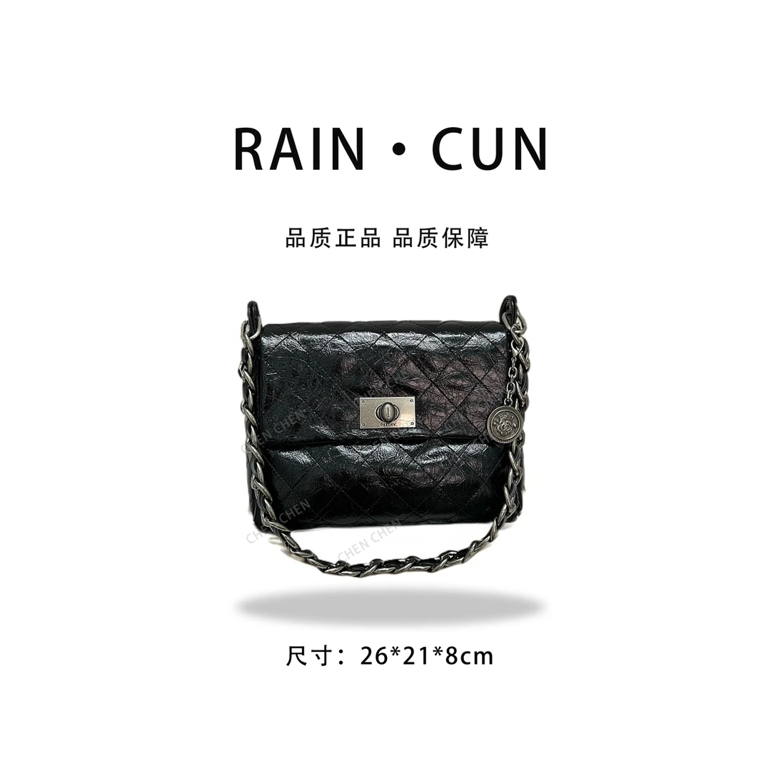 【YI CHEN】ZT-D7127-黑色-高定轻奢时尚百搭潮流女士包包