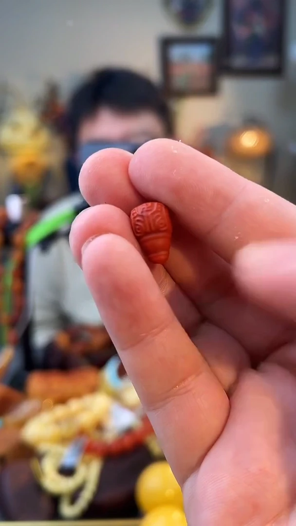 未镶嵌配饰南红玛瑙三通（多样性发货发其一）