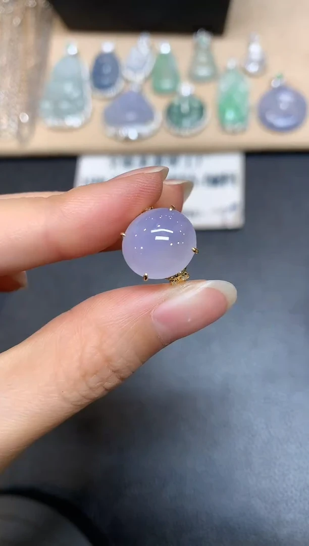 【闪购商品】翡翠戒指18K金镶嵌【无服务费