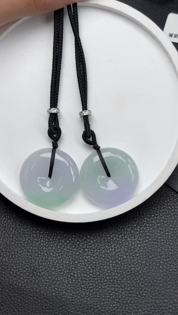 颈饰未镶嵌翡翠YM1201-6平安扣多样性发一