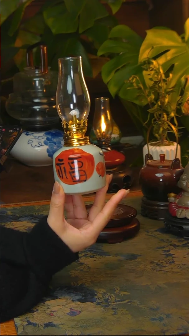 【闪购商品】景德镇陶瓷手工灯摆件