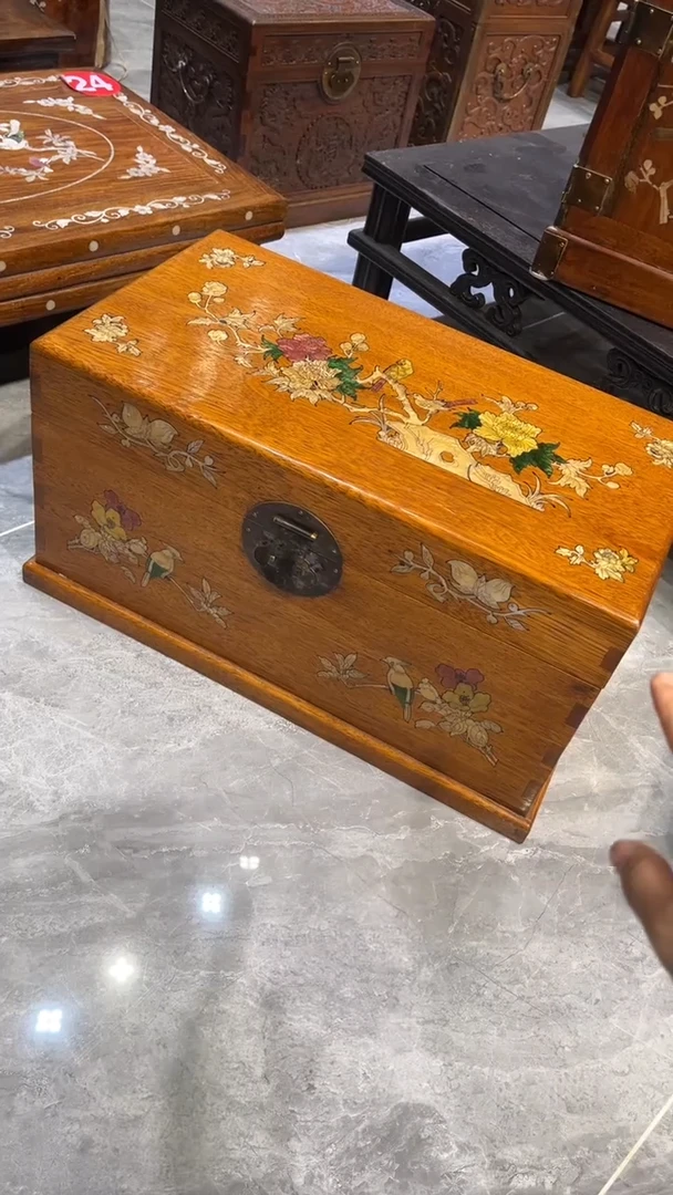 木喜鹊登梅收纳箱50