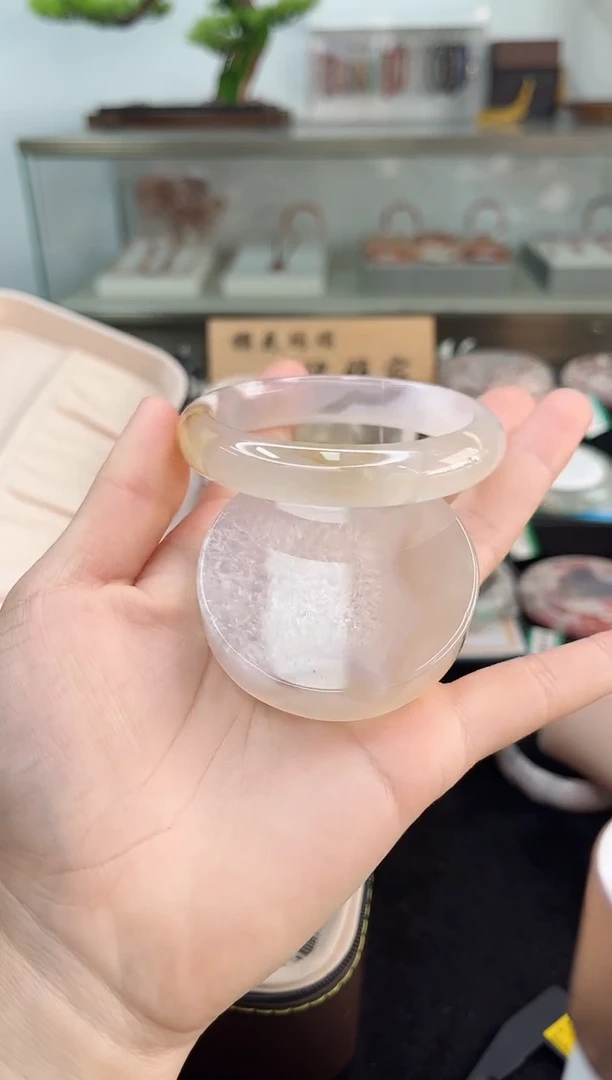 未镶嵌手镯石英质玉60圈口（赠品镯心）3593281