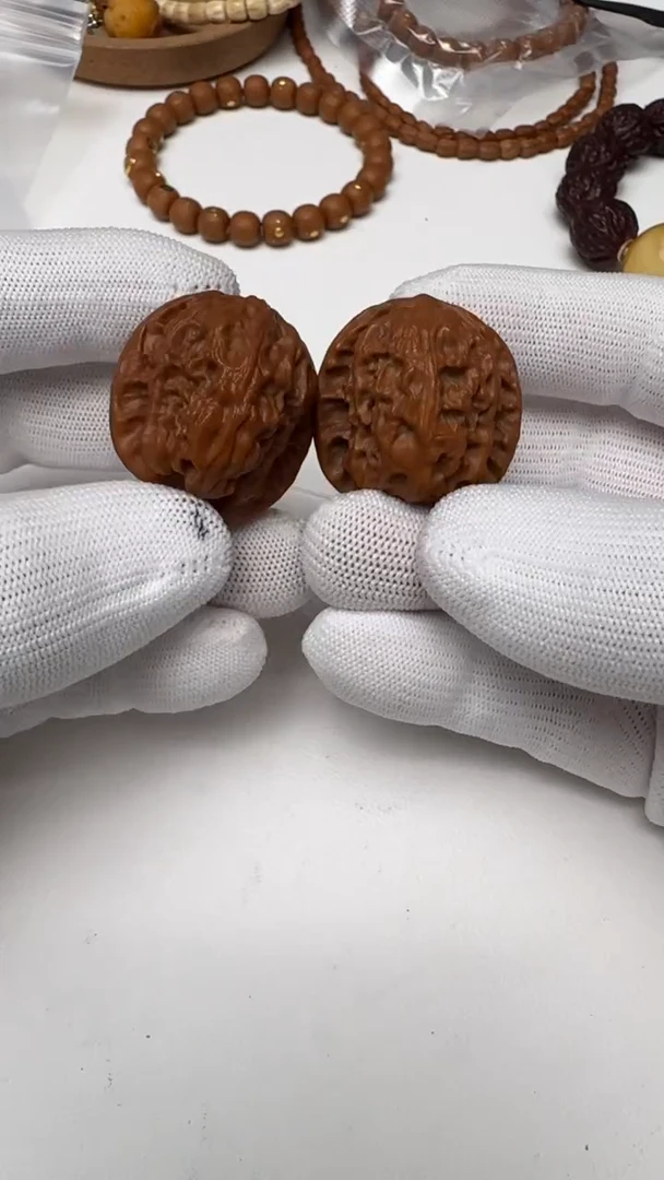 把件猴头核桃文玩文玩