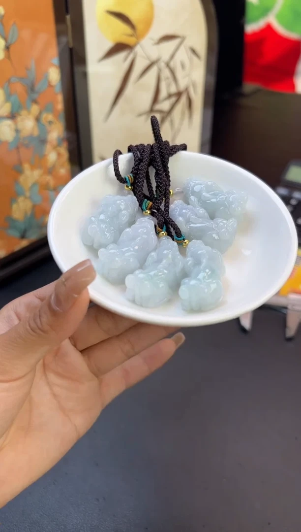 颈饰未镶嵌翡翠貔貅W356-25102707A多样性发一