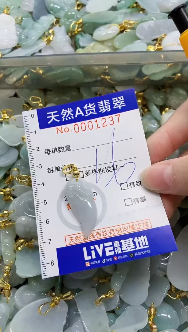 颈饰未镶嵌翡翠天然A货翡翠