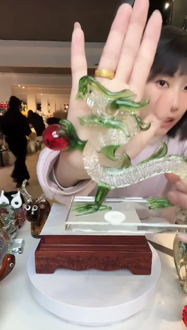 【闪购商品】茶盏琉璃摆件家居摆件