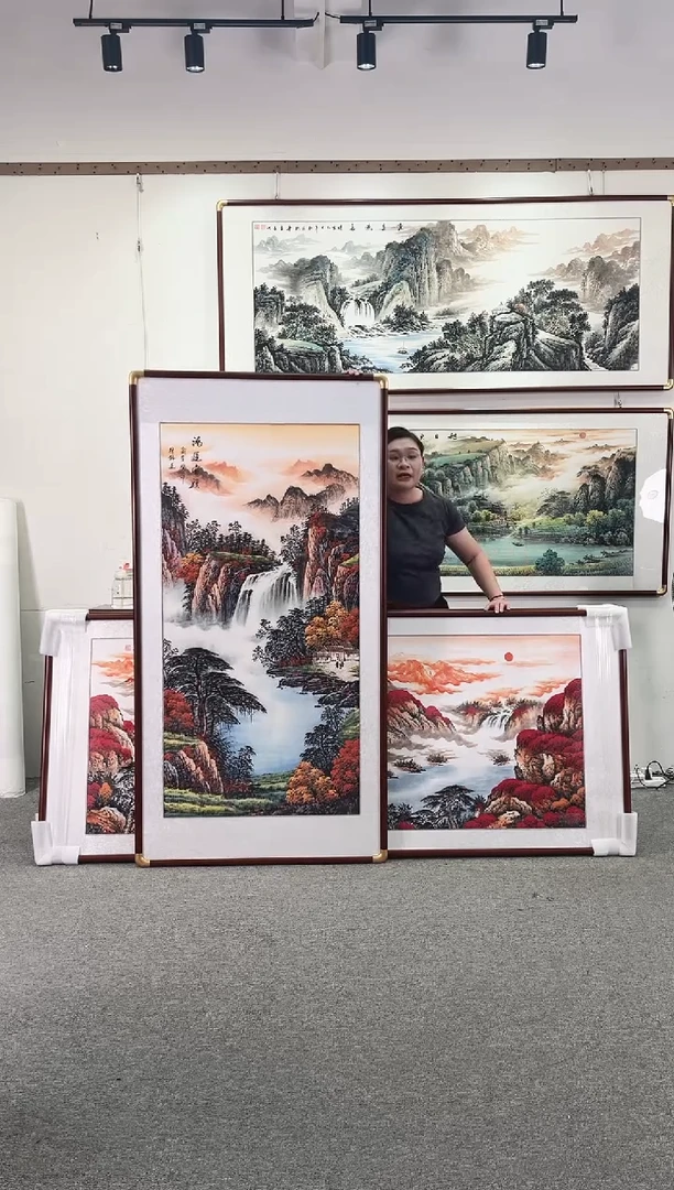 国画纯手绘168x86鸿运当头