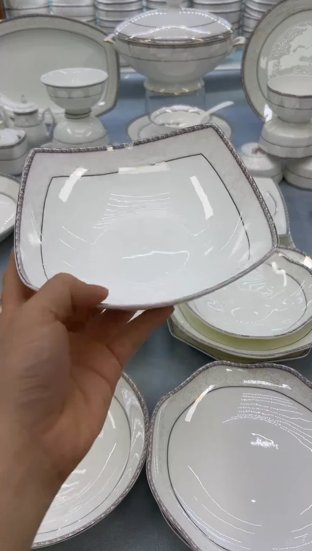 骨瓷玲珑6三角1个7.5贵龙1个