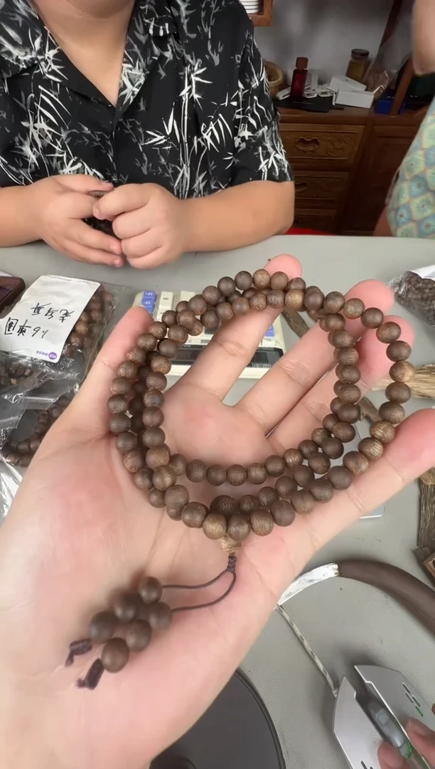 手串沉香沉水06圆珠多圈19+多样性发一