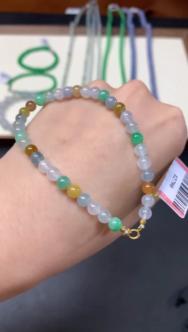 未镶嵌手串翡翠W163|880