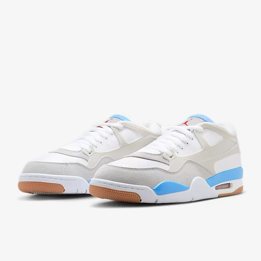 NIKE/耐克正品AIR JORDAN4RM 男款灰白蓝流光风篮球鞋 FQ7939-104