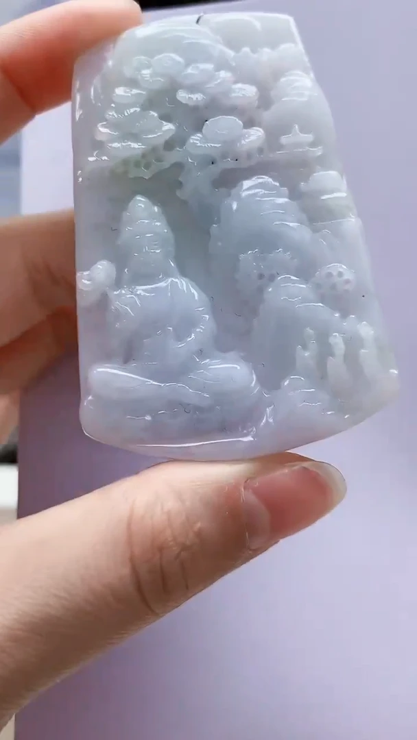 未镶嵌定制翡翠5150lr-毛货挂件46