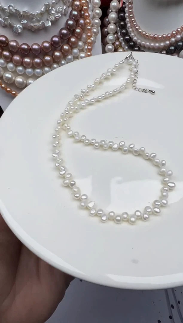 淡水珍珠未镶嵌颈饰1