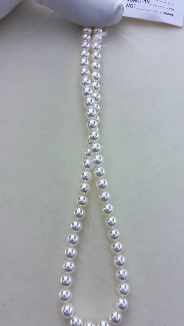 颈饰未镶嵌海水珍珠无调rose p6-6.5满珠链