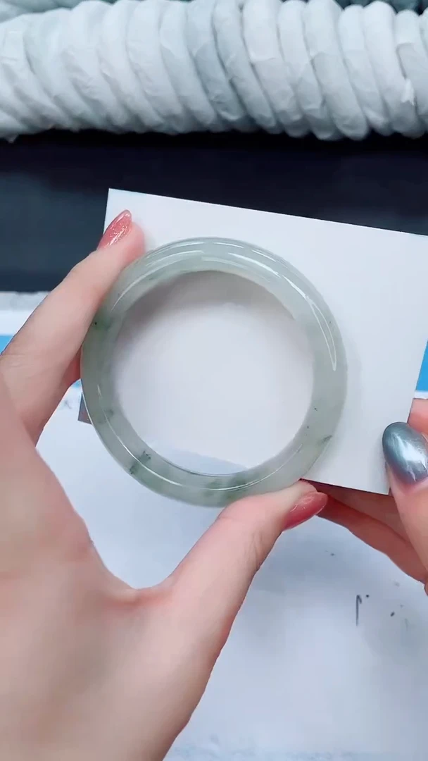 未镶嵌手镯石英质玉A7-55`56`57