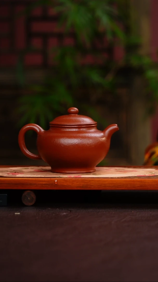 茶壶紫砂掇只 大红袍