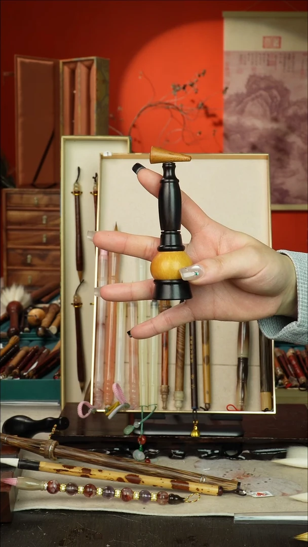 265号闪孤品高货毛笔链接 清水试笔 蘸墨不退