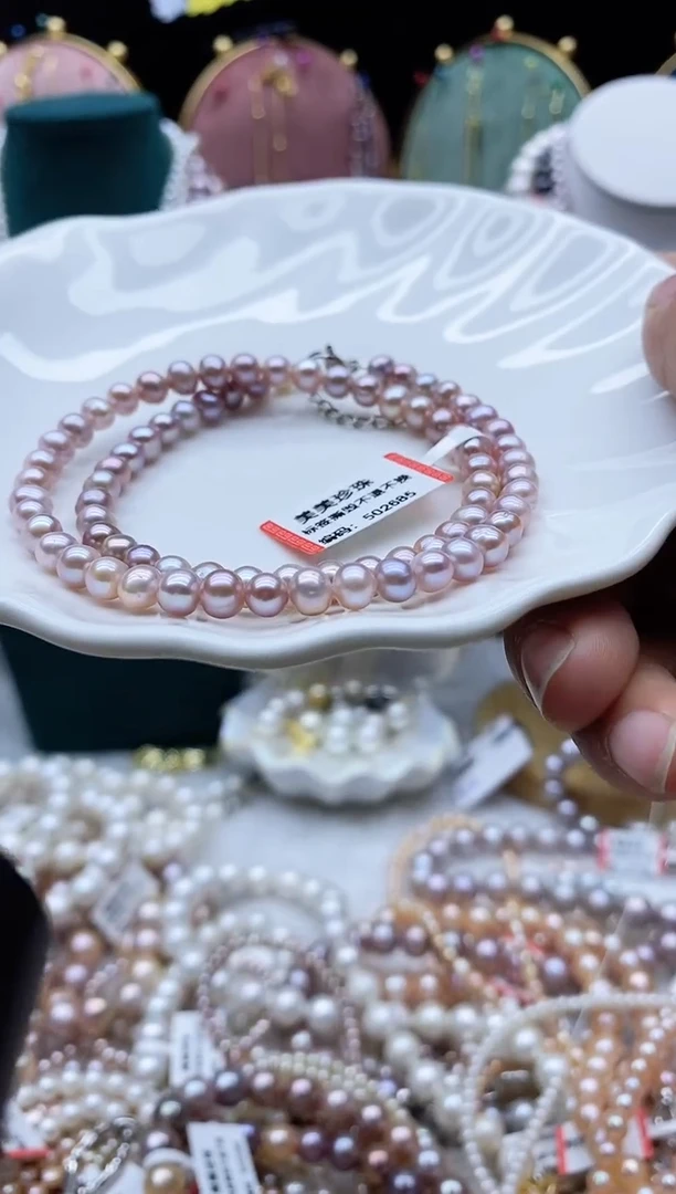 淡水珍珠未镶嵌项链珍珠项链