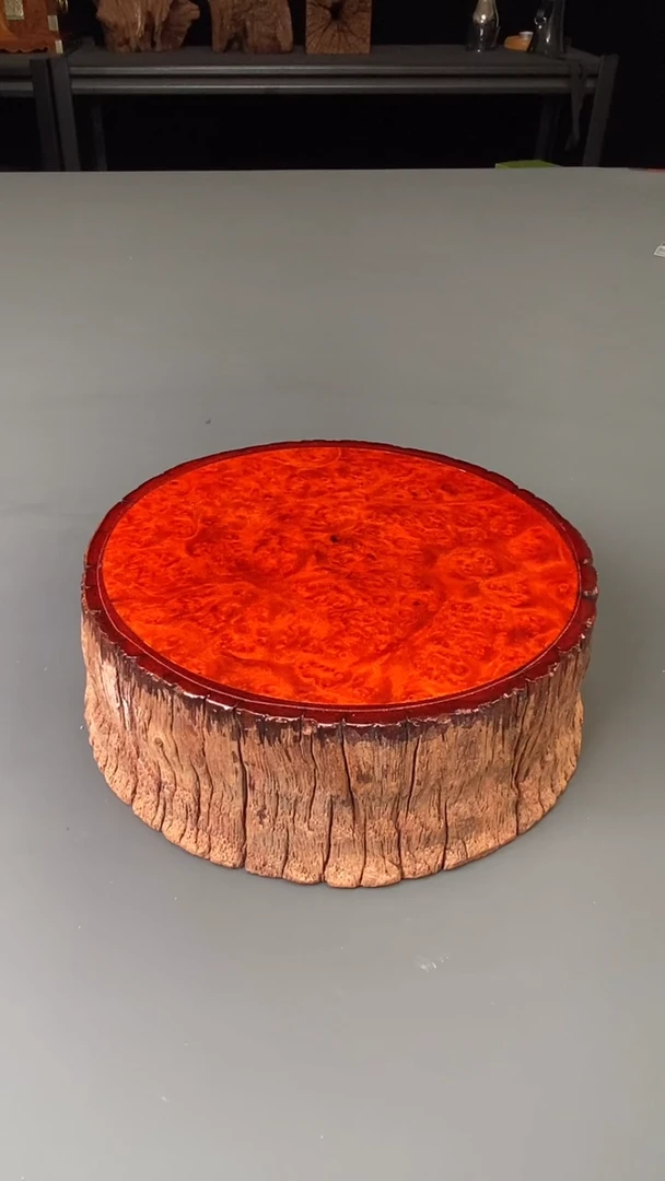 大果紫檀（缅甸花梨）把件缅甸花梨 底座