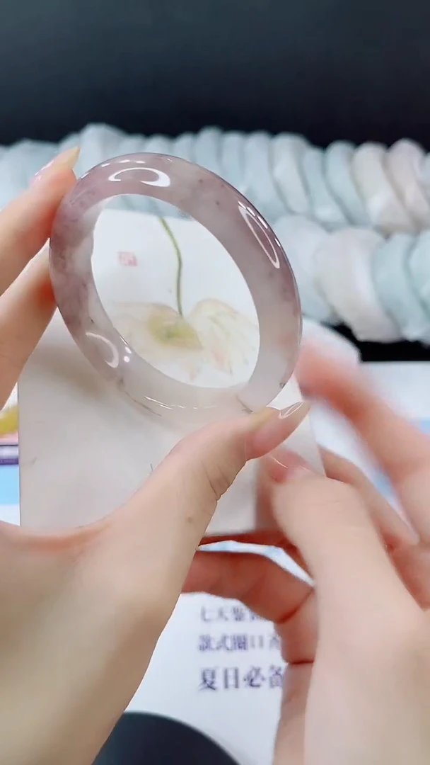未镶嵌手镯石英质玉多样性发货V244