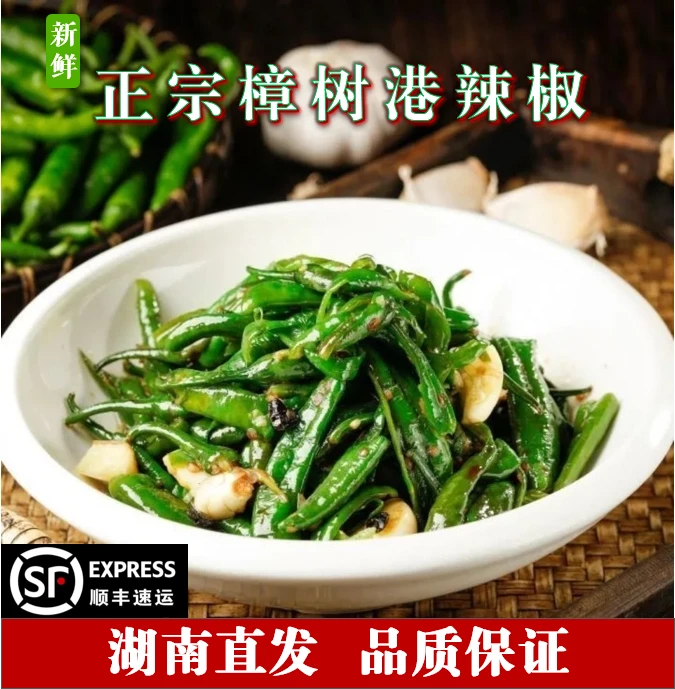 【中辣】中辣湖南樟树港辣椒青椒小辣椒现摘薄皮特产正宗