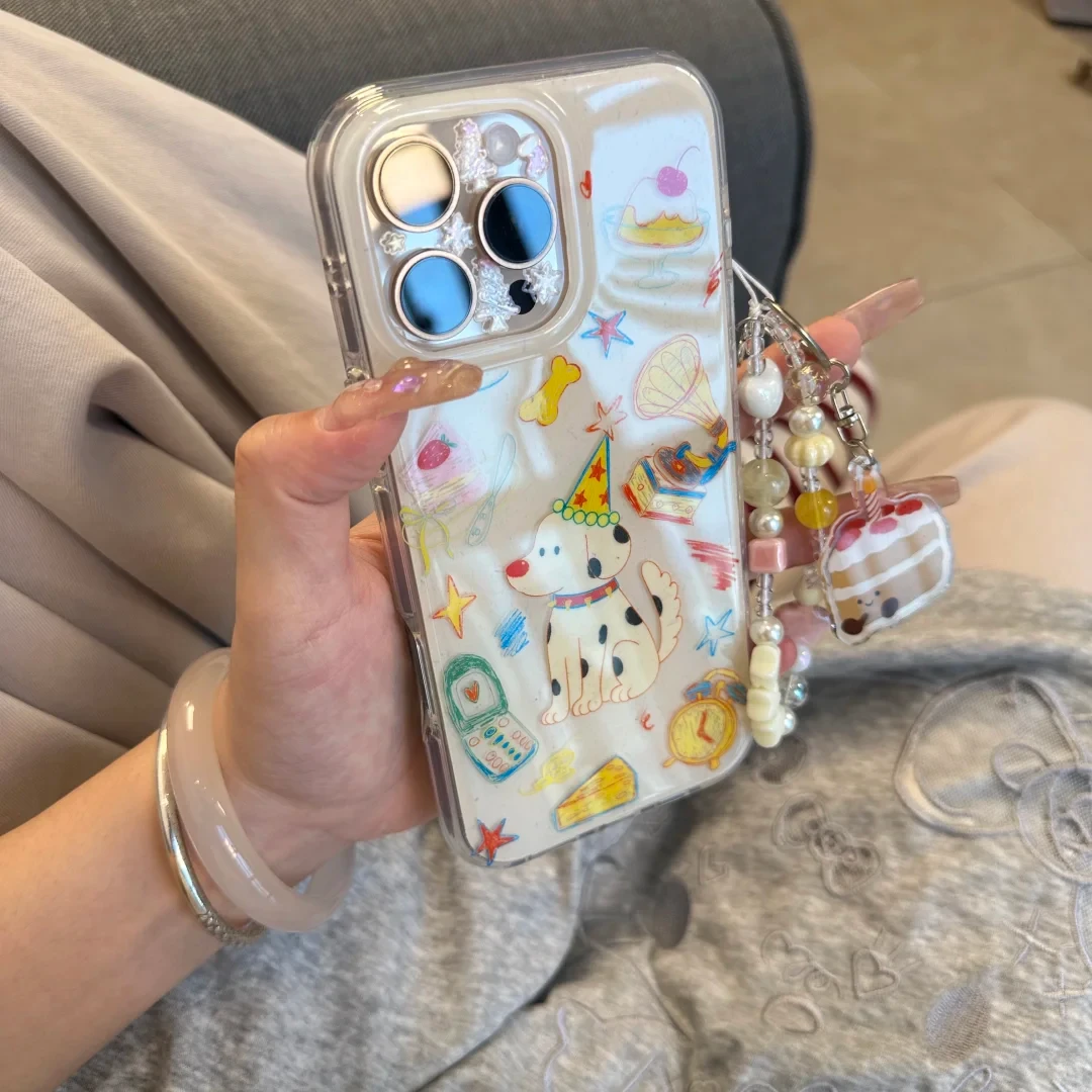 斑点狗派对适用苹果17promax手机壳16proVIVO华为OPPO小米17一加