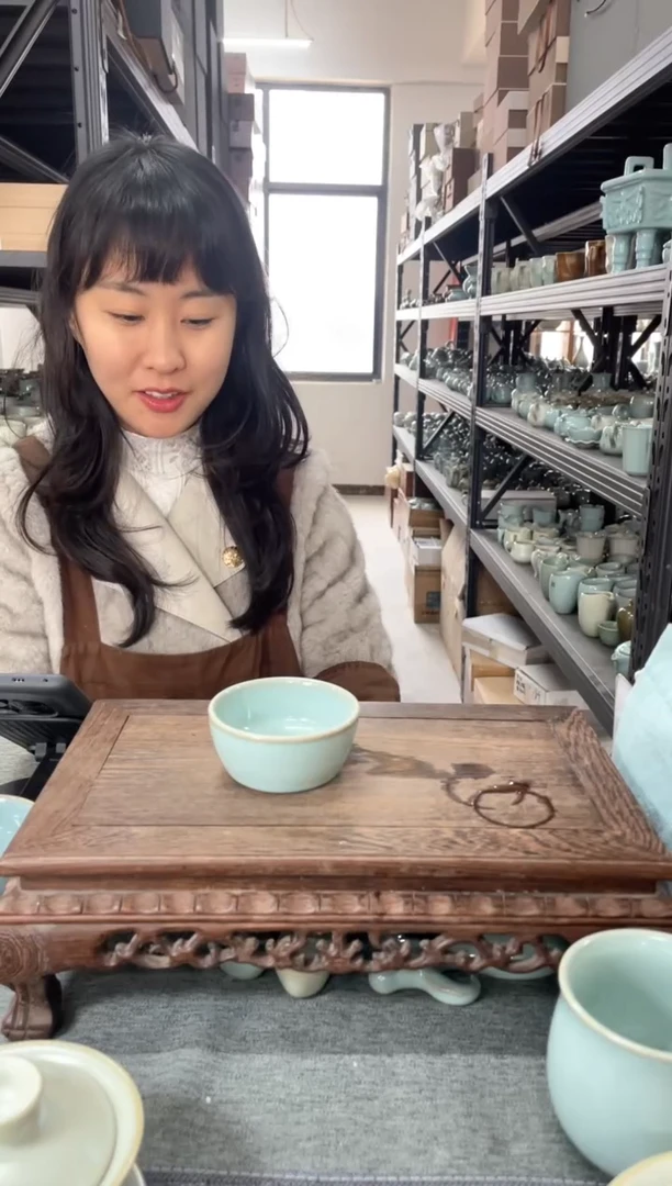 【闪购商品】其他天青  宣德杯 微瑕支烧