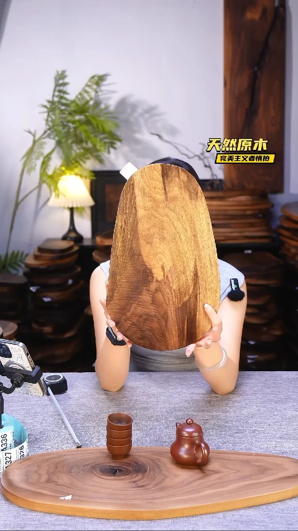 木北美黑胡桃原木.干裂疤结不属于商品质量问题完美主义者慎拍