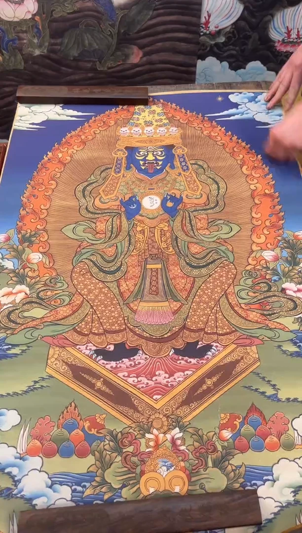 卷轴画大朱画院老刘专属AA154