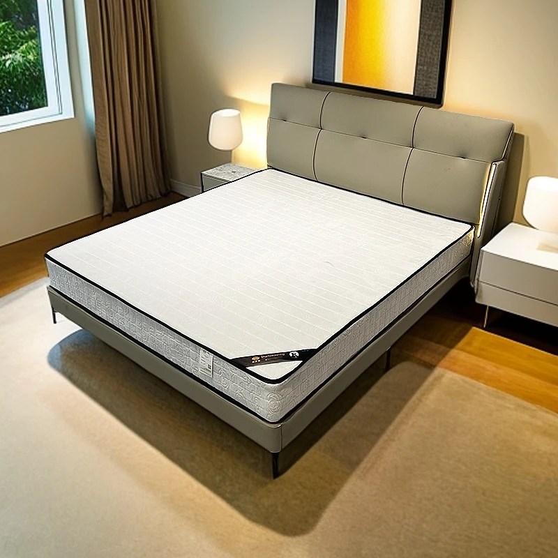 【春风得意】简约设计头层真皮主卧大床双人床婚床软包床儿童床b