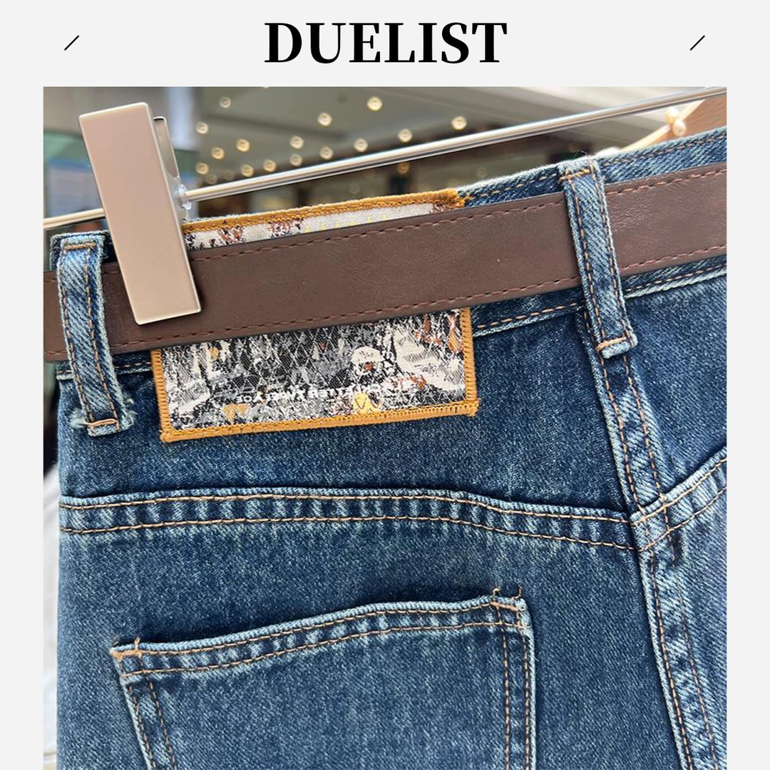 DUELIST长腿神裤韩国东大门新款夏款高腰显瘦水洗软牛仔短裤阔腿