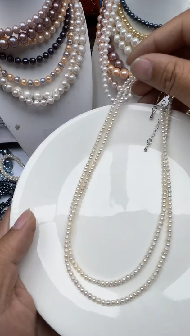 淡水珍珠未镶嵌颈饰1