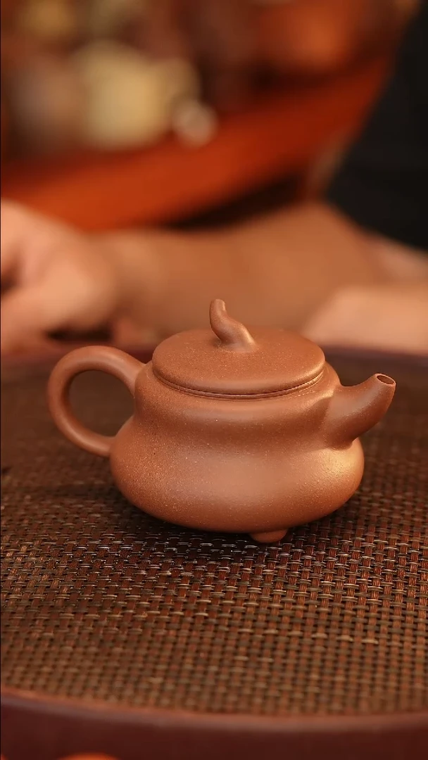 茶壶紫砂葫芦 紫泥 210cc