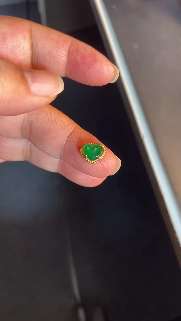 吊坠(不含链)银S925镶嵌翡翠1