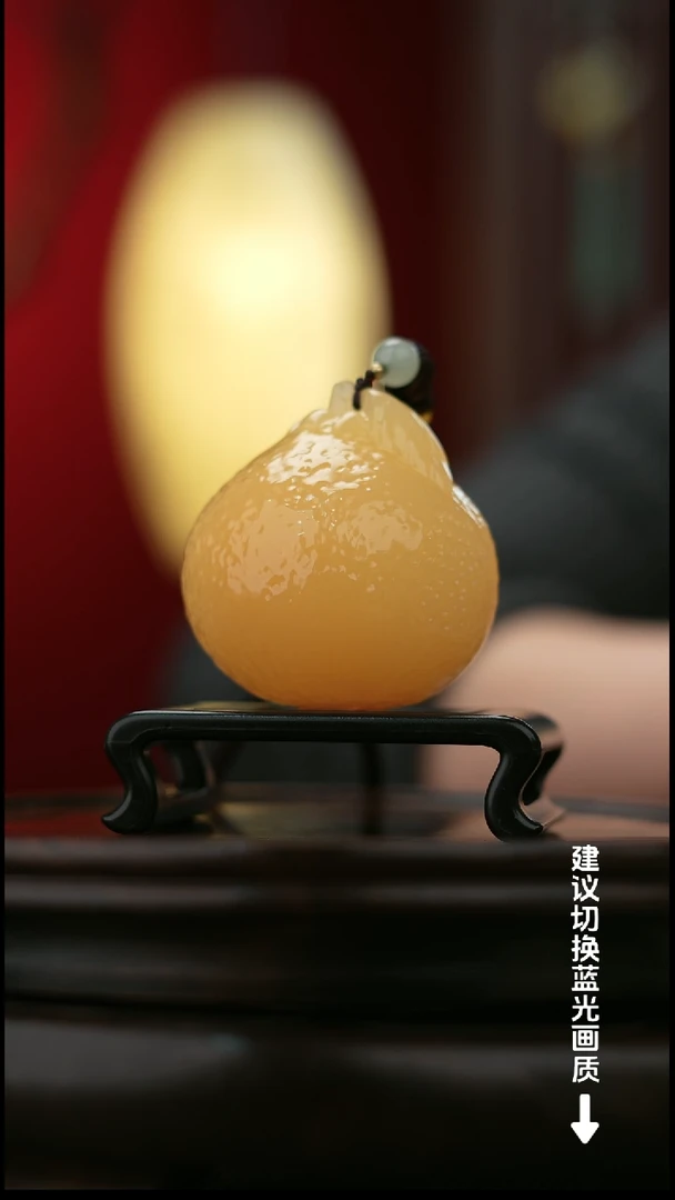 玉【大吉大利】天然玉石手把件