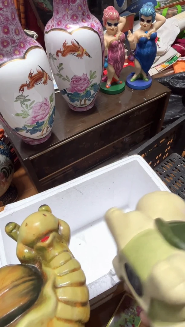 手工艺品琉璃乐**猫摆件