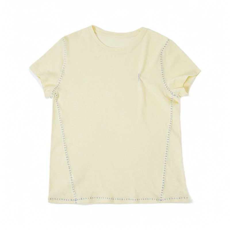 林爆爆【棉花糖】2025气质百搭高街时尚简约女款短袖T恤