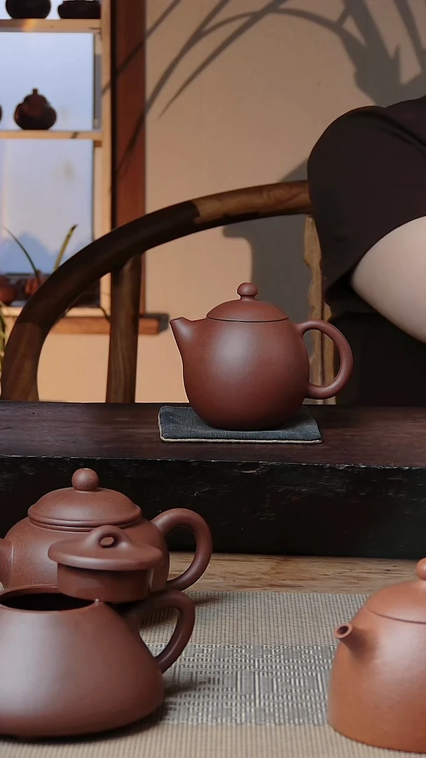 茶壶紫砂紫泥半手工龙旦150cc