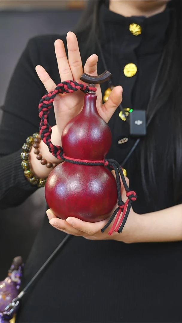【闪购商品】XK164大漆酒葫芦不包手串及旋转底座