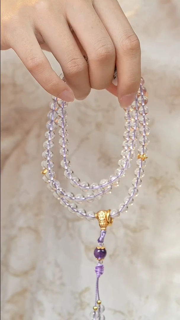 银S925镶嵌颈饰水晶项链