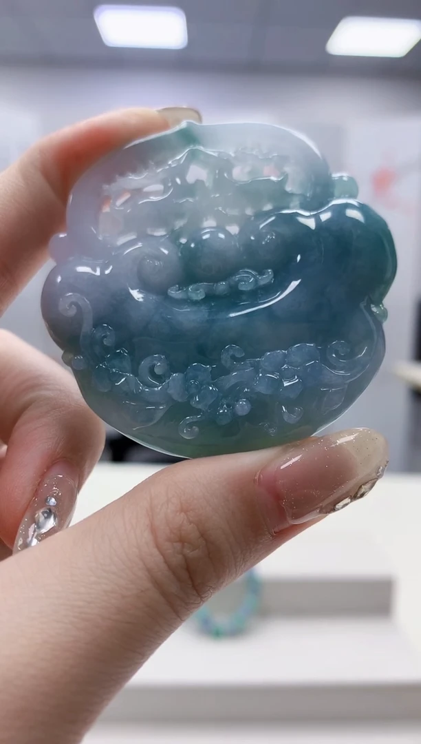 未镶嵌定制翡翠5159jw-毛货挂件171