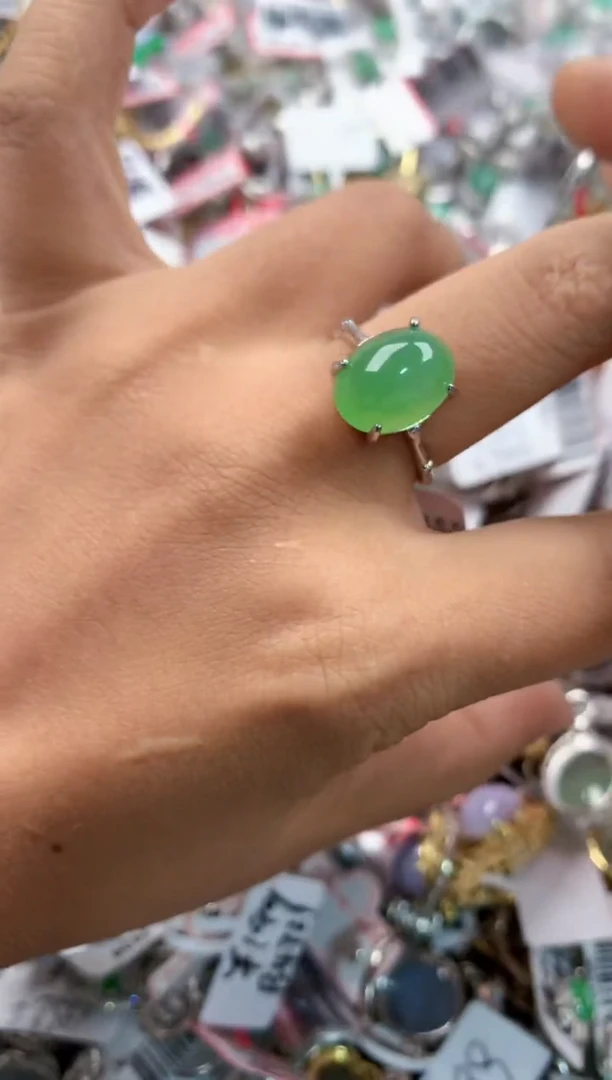 银S925镶嵌戒指翡翠?****࿐999                  1