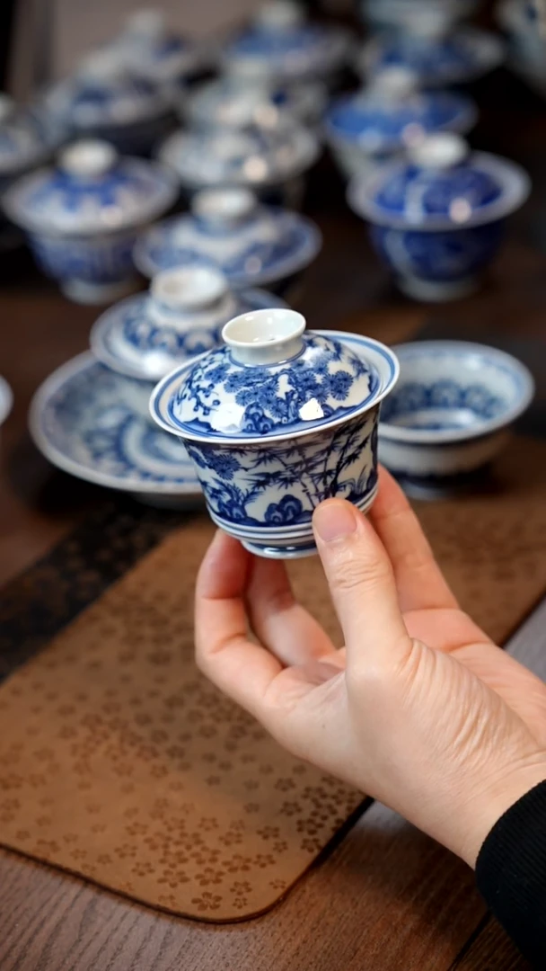 牧山松竹梅盖碗11111111