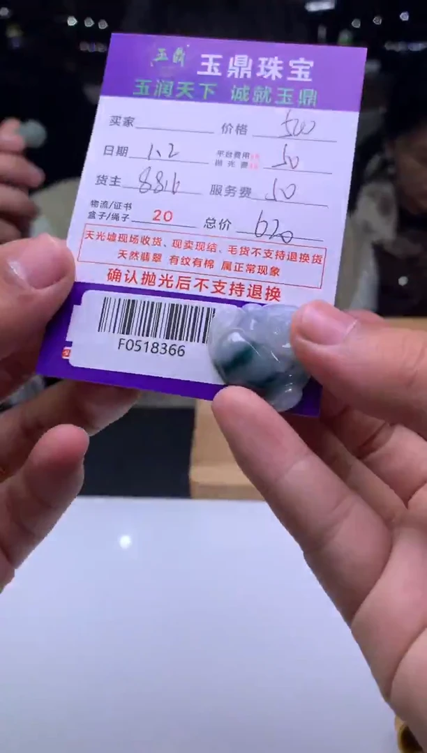 未镶嵌定制翡翠蜕**鹰  F0518366